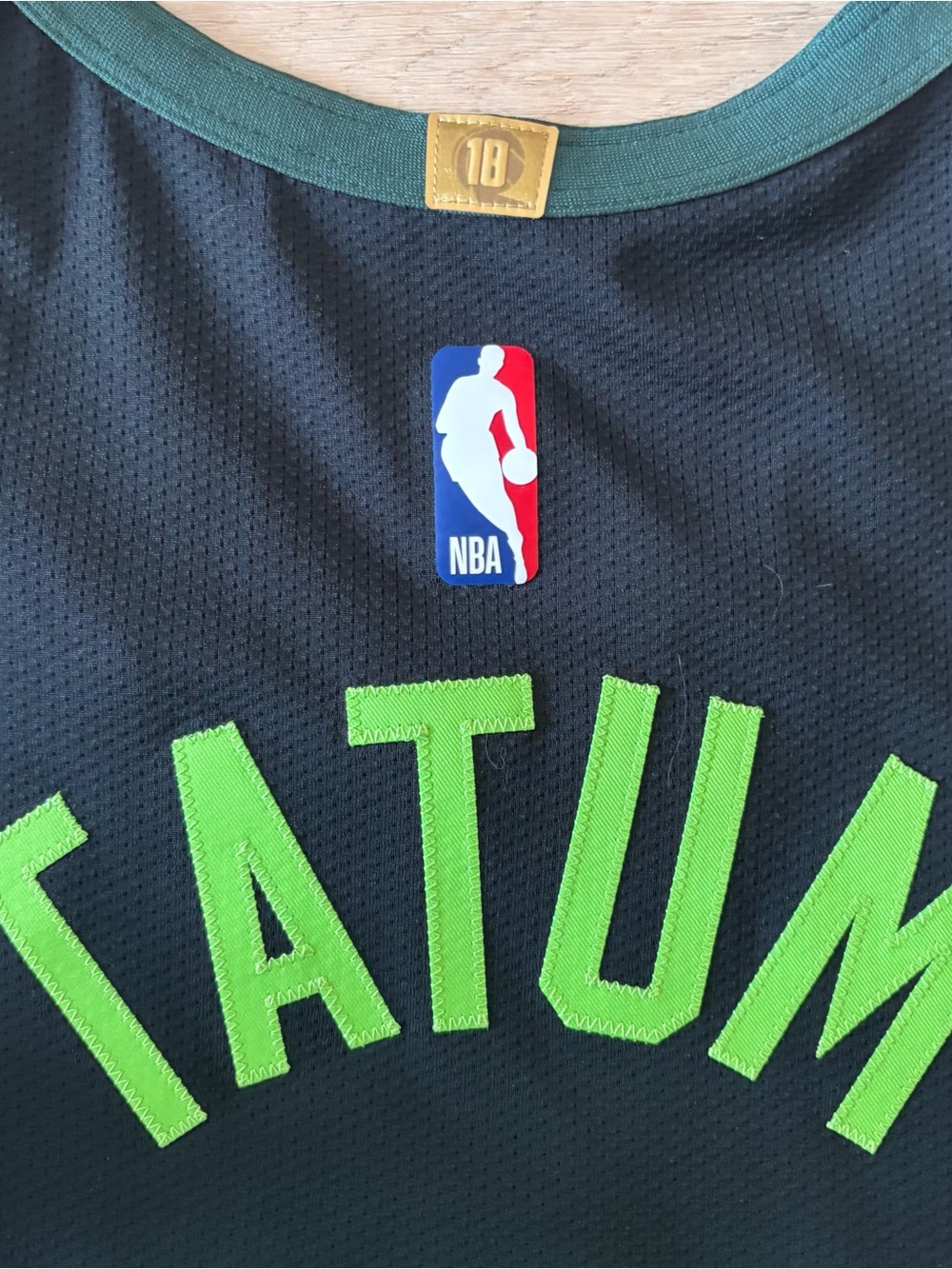 Authentic Jayson Tatum Boston Celtics Jersey Nike NBA City Edition 56 2XL - Picture 13 of 16